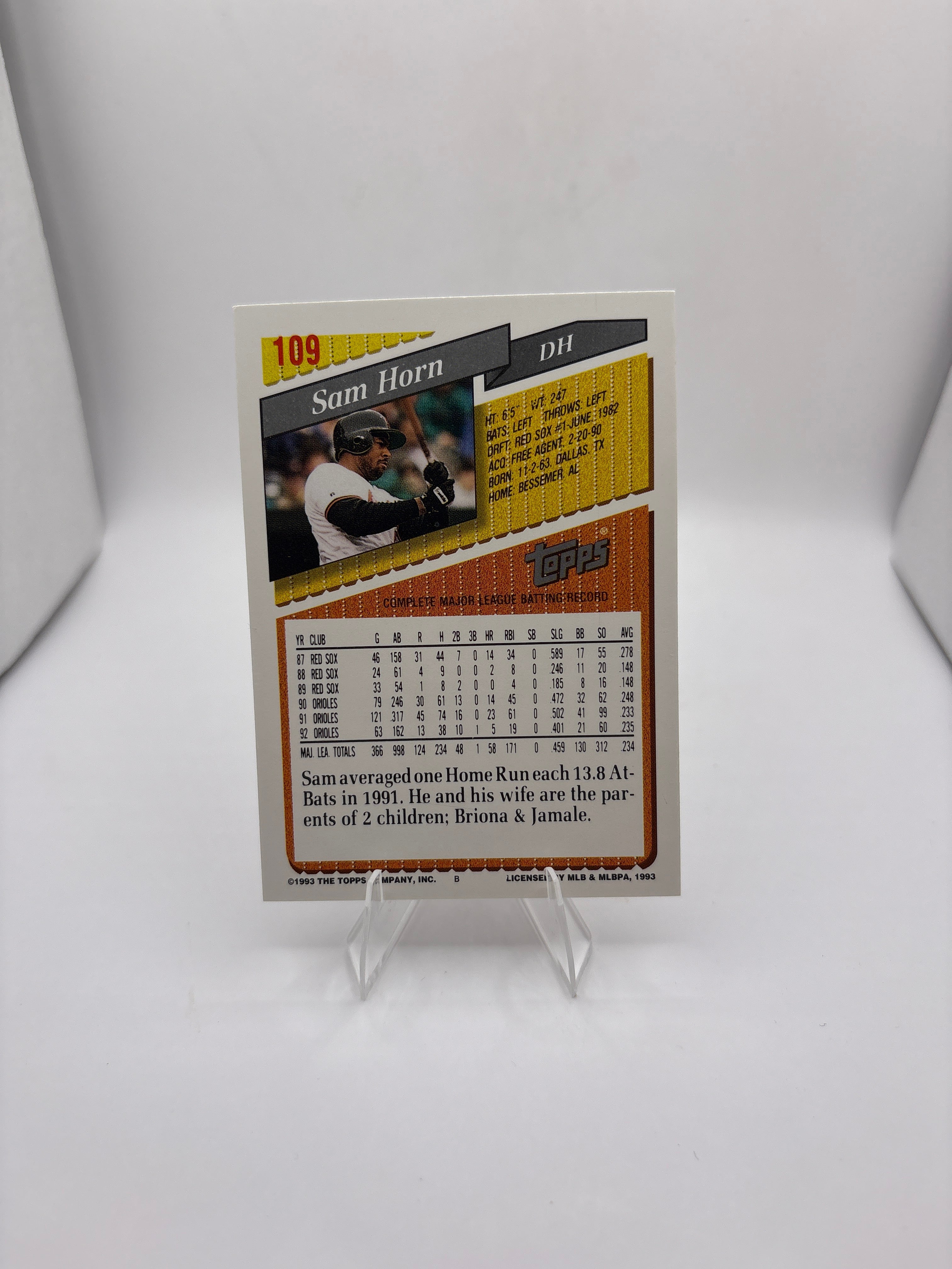 Topps Sam Horn