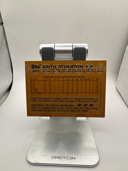 Topps Keith Atherton