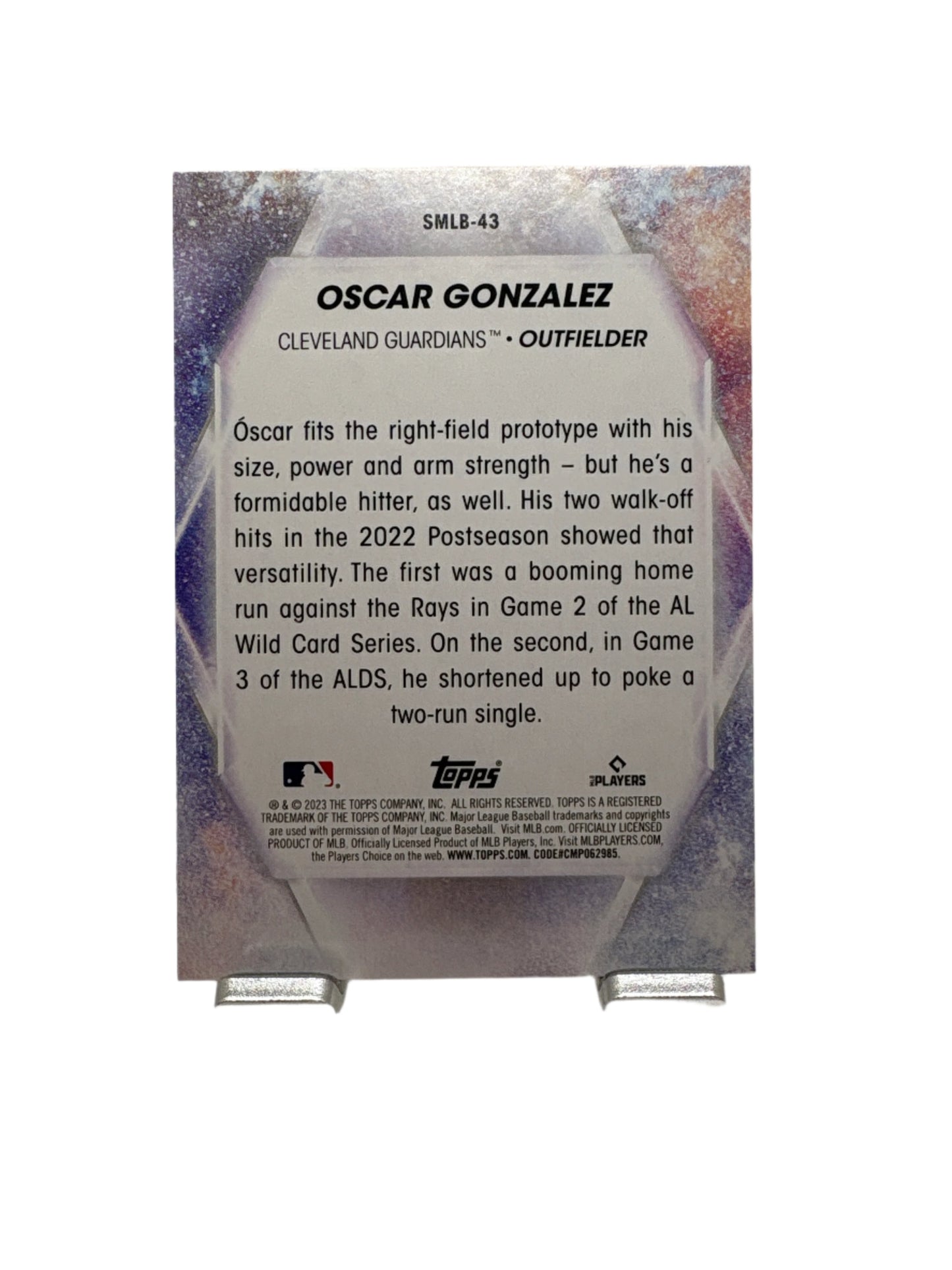 Topps Oscar Gonzalez