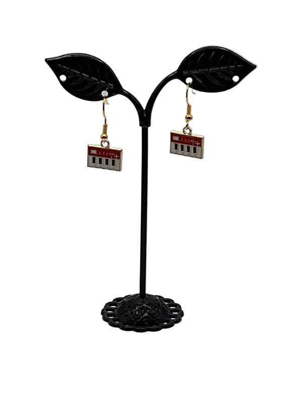 Musical instruments and note earrings