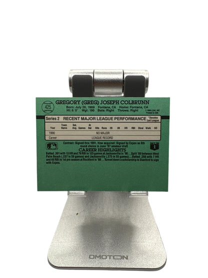 Donruss Greg Colbrunn Sports Card