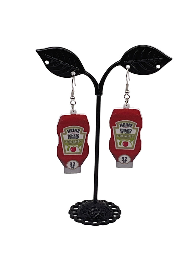 Ketchup earrings Hover Image