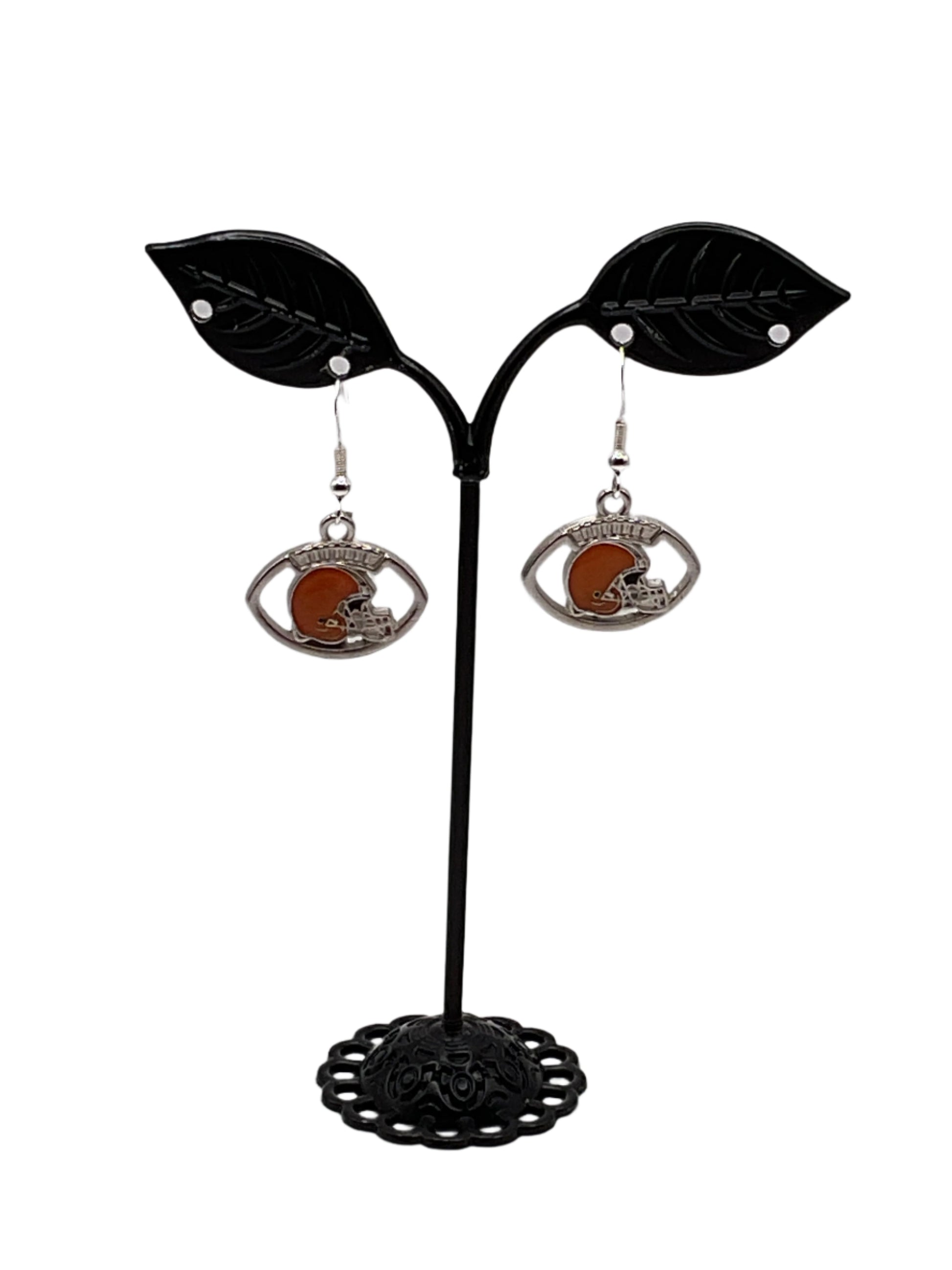AFC Football Earrings Cleveland Browns~Football