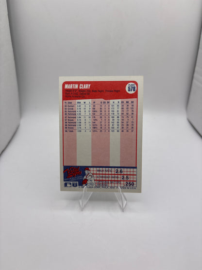 Fleer Martin Clary