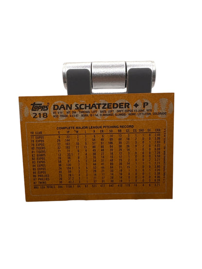 Topps Dan Schatzeder