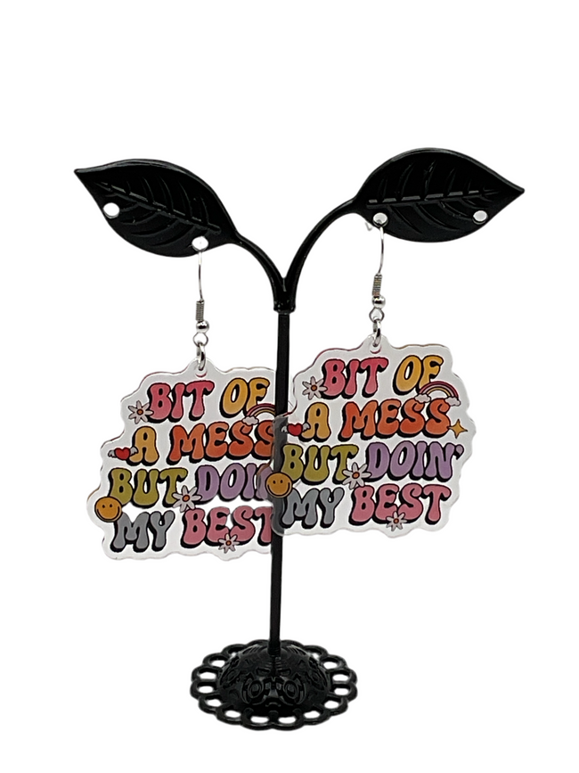 Bit Of A Mess Earrings Hover Image