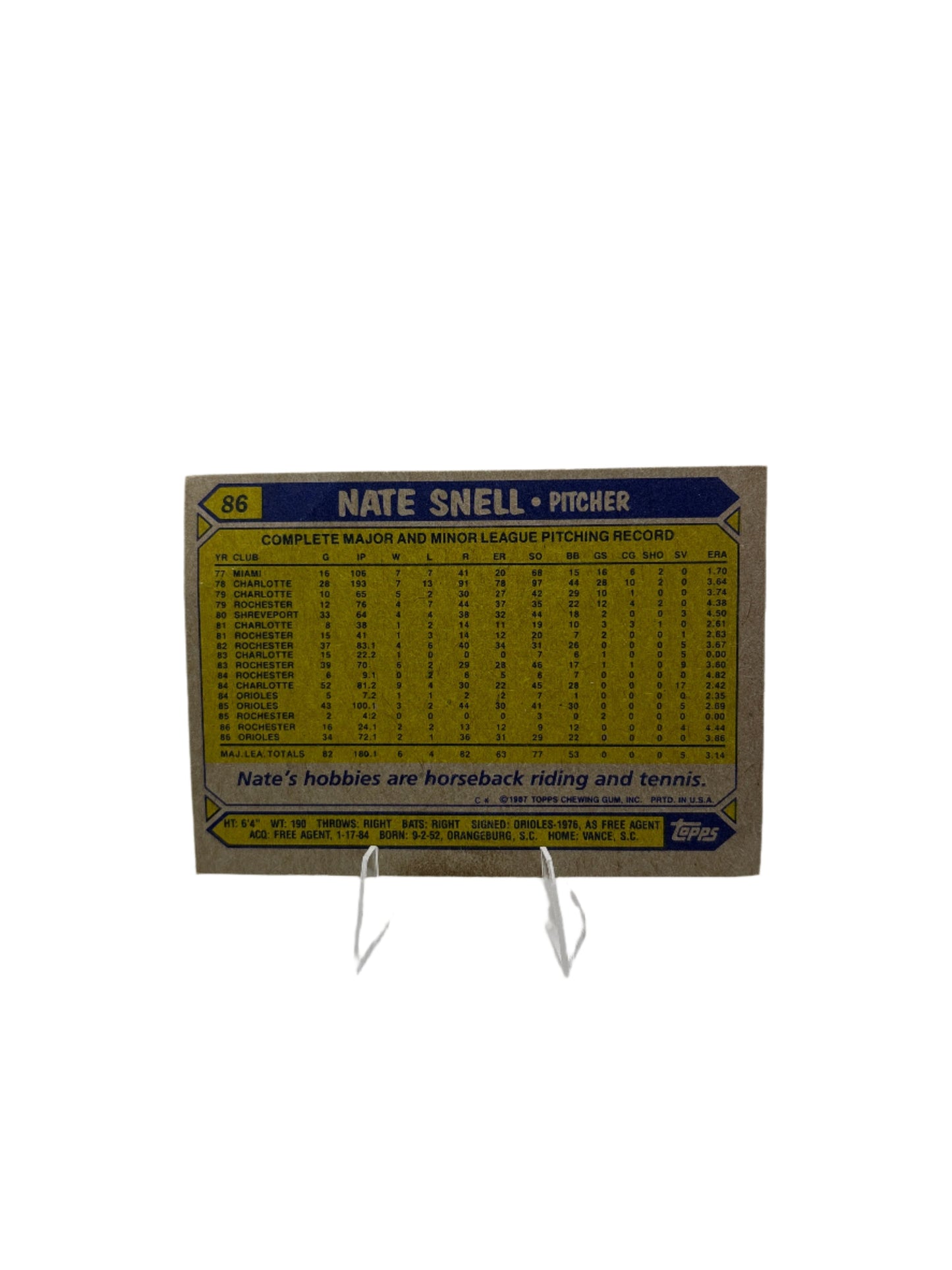 Topps Nate Snell