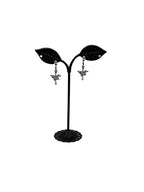 Cross with Butterfly Earrings