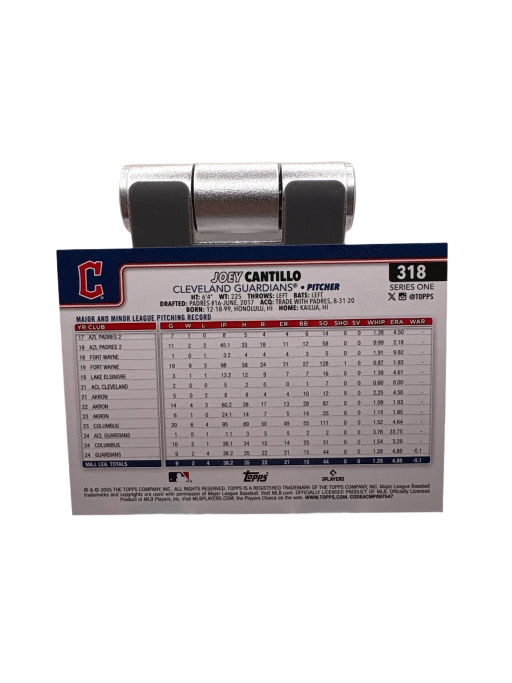 Topps Joey Cantillo