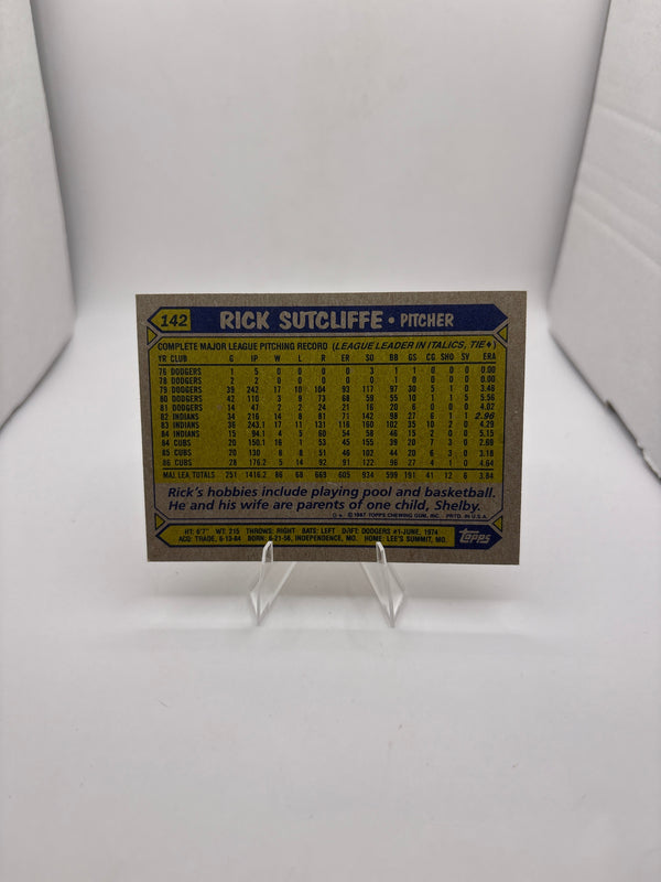 Topps Rick Sutcliffe