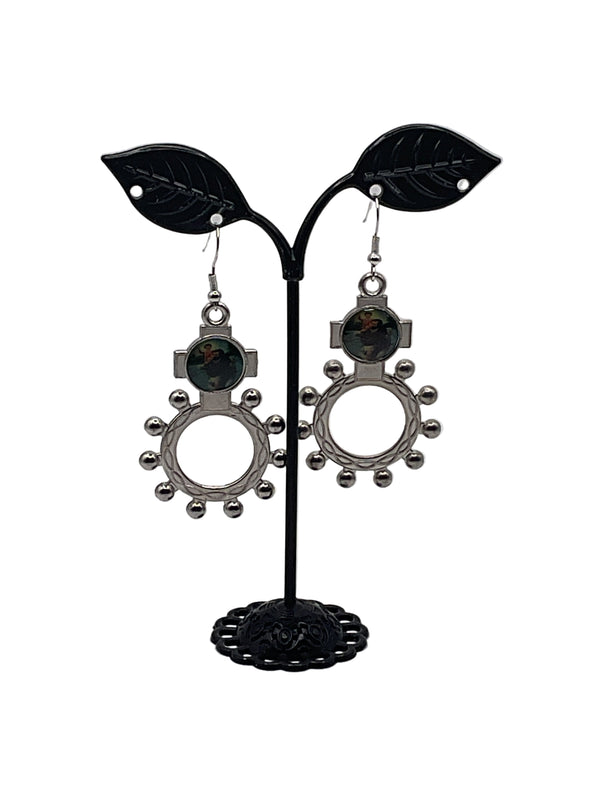 Finger Rosary Ring Earrings
