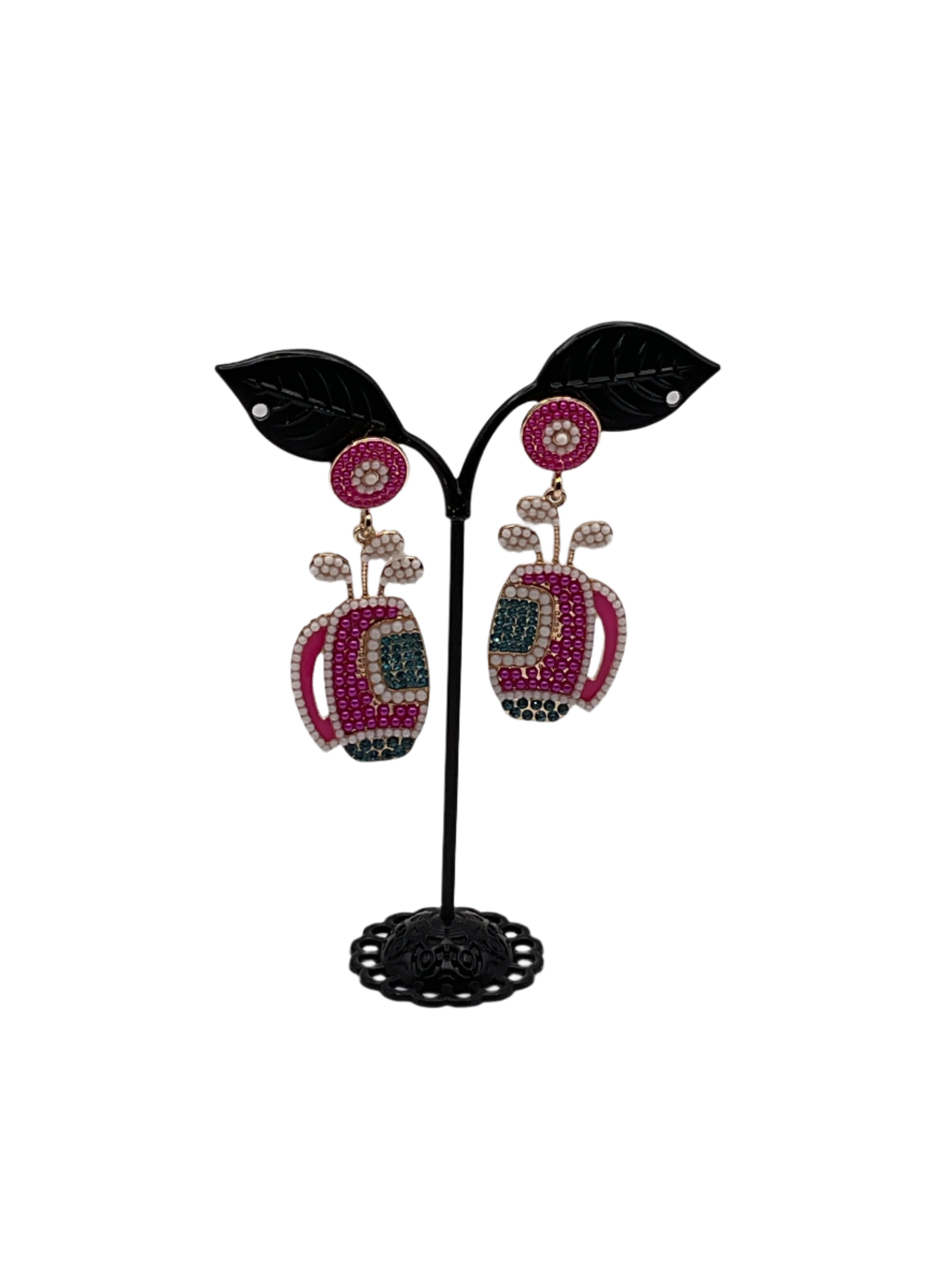 Golf bag Earrings