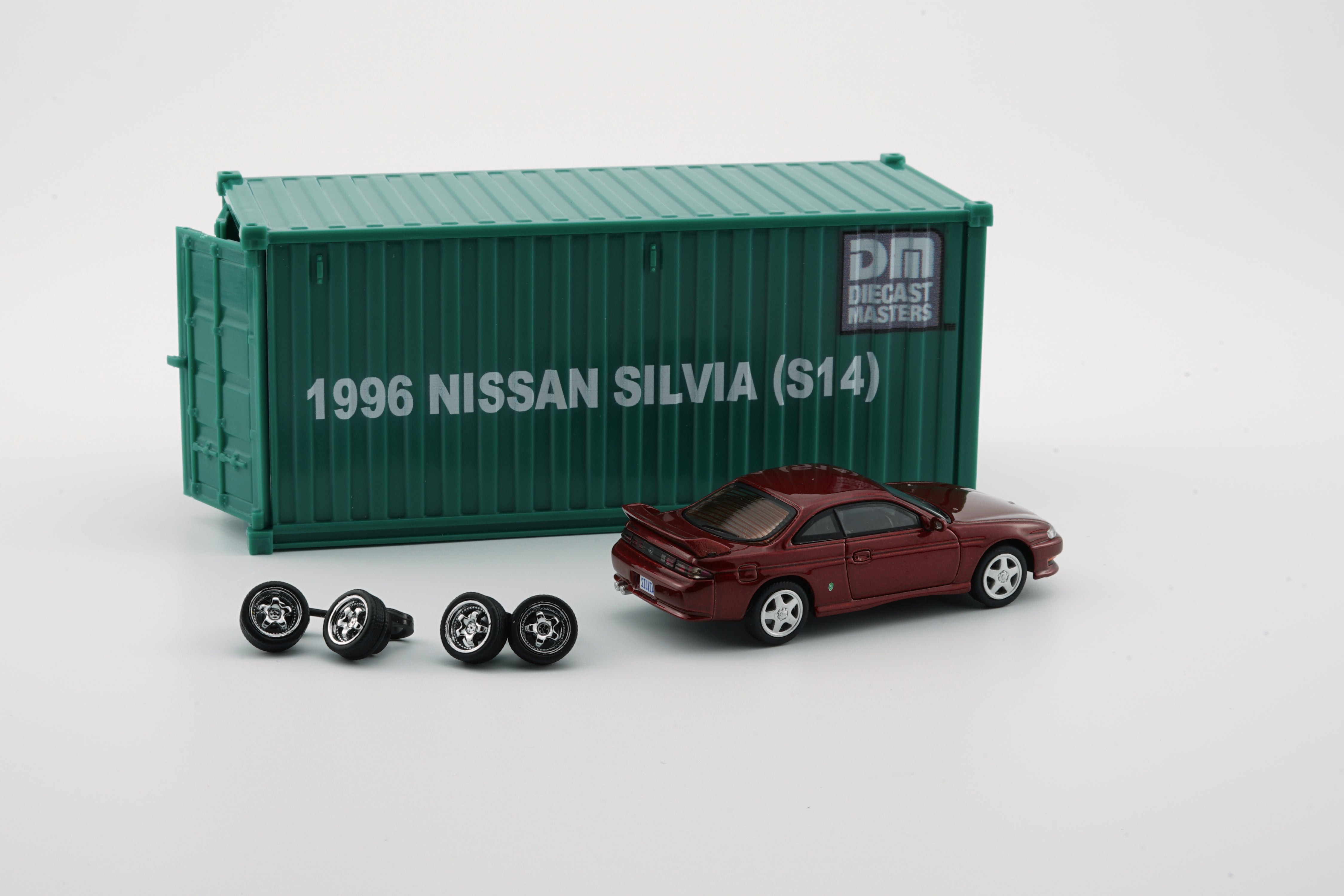 BM Creations Nissan Silvia S14 RED - RHD 1:64 Secondary image