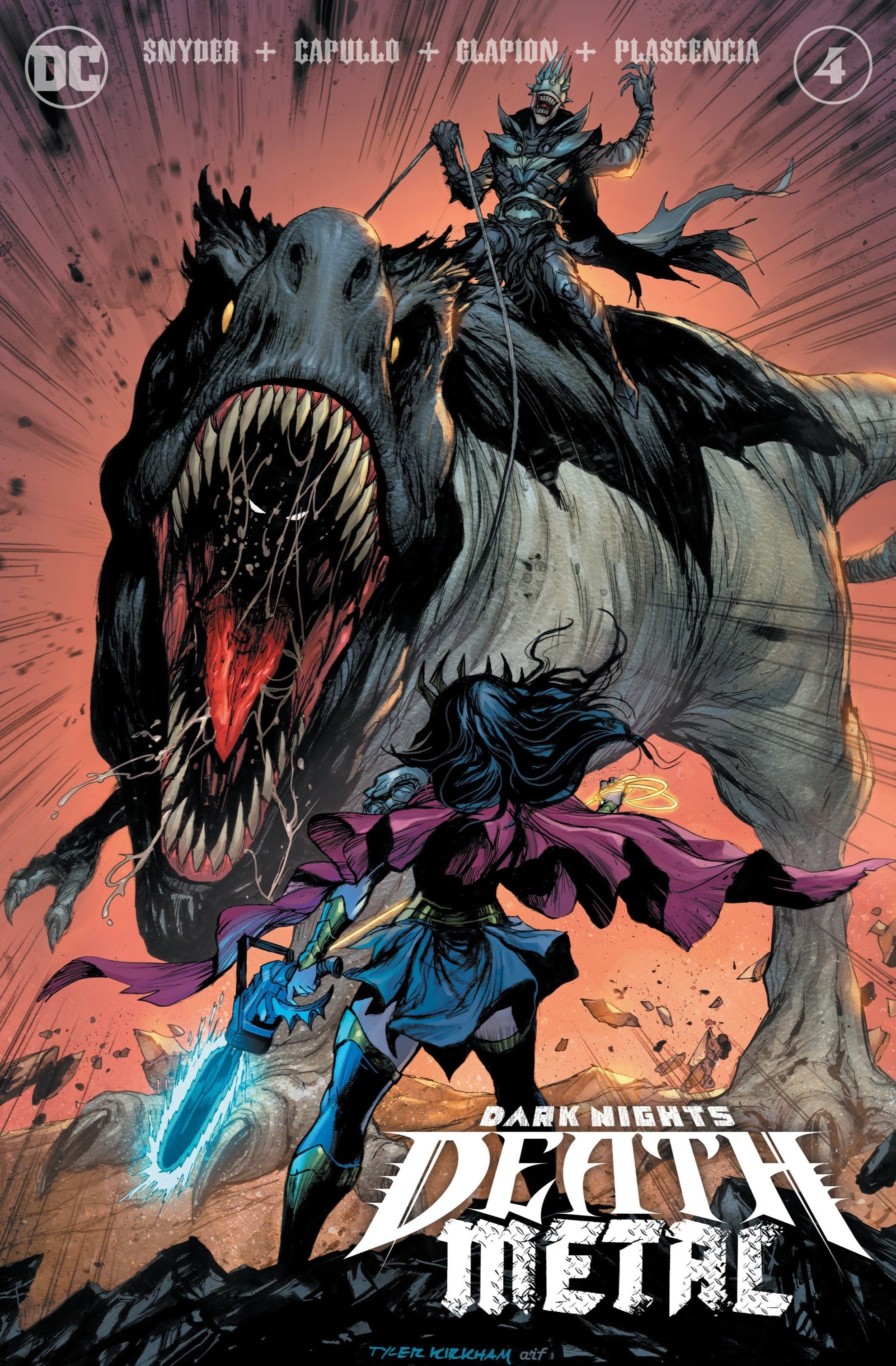 DARK NIGHTS DEATH METAL #4 (OF 7) UNKNOWN COMICS TYLER KIRKHAM EXCLUSIVE VAR (10/14/2020) - Collectors World Toys Main image