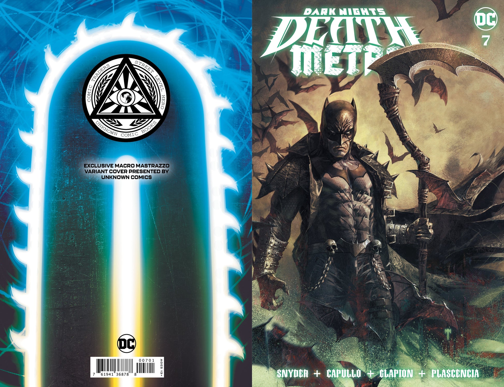 Dark Nights Death Metal #7 (Of 7) Unknown Comics Marco Mastrazzo Exclusive Var (01/05/2021) - Collectors World Toys