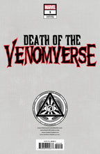 Death Of The Venomverse #1 Unknown Comics Davide Paratore Exclusive Virgin Var (08/02/2023) - Collectors World Toys