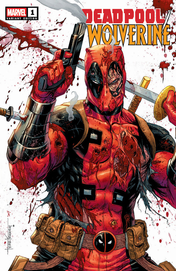 Deadpool / Wolverine #1 Unknown Comics Tyler Kirkham Exclusive Premium BATTLE DAMAGED Var (01/01/2025) - Collectors World Toys