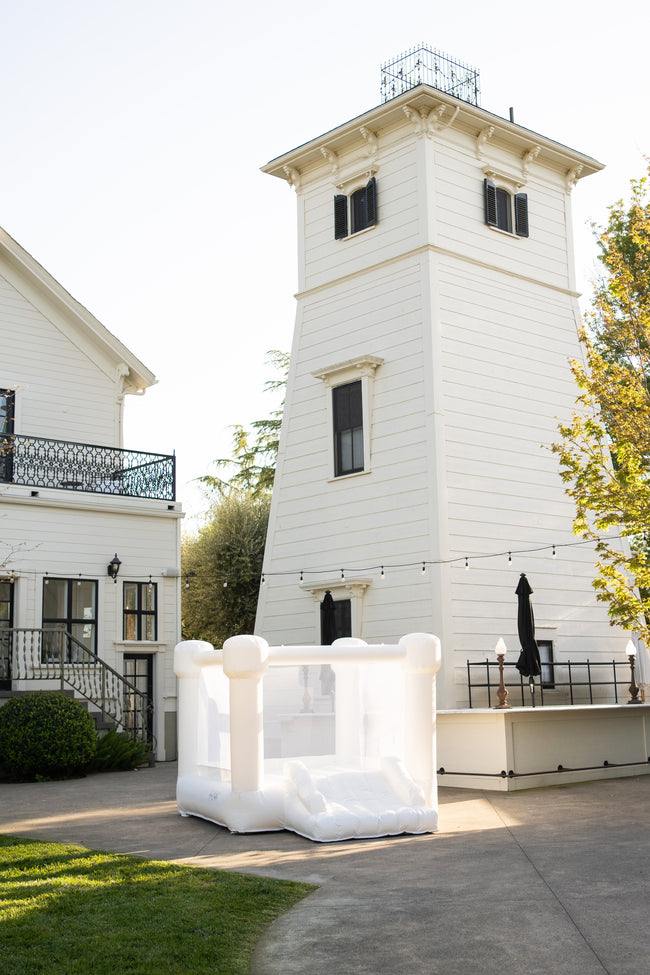 Mini Alex - White Bounce House with Flat Tops - Collectors World Toys Hover Image