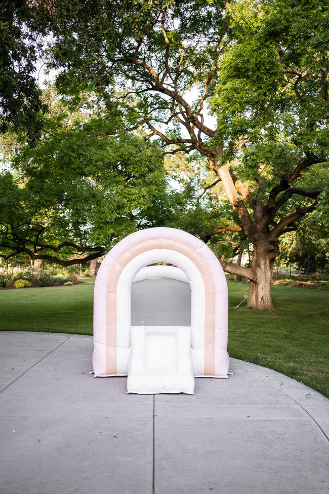 Mini Sherbet - Pink Rainbow Bounce House - Collectors World Toys Hover Image