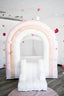Mini Sherbet - Pink Rainbow Bounce House