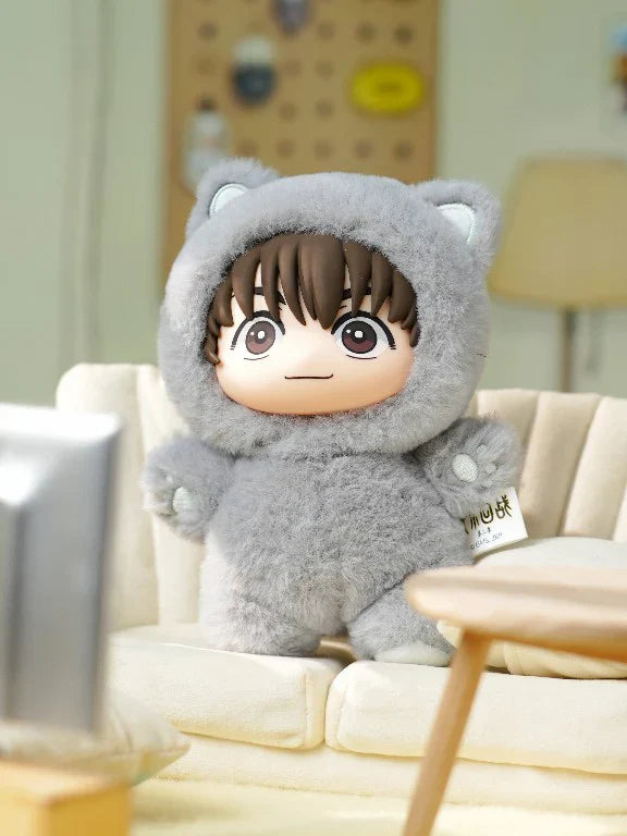 Jujutsu Kaisen Cat Ear Plushie Series Keychains Gift Blind Box (1 Blind Box)