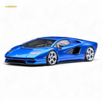 Fuelme Model NEO COUNTACH LPI 800-4 BLU TAHITI DARK BLUE 1:64 Resin