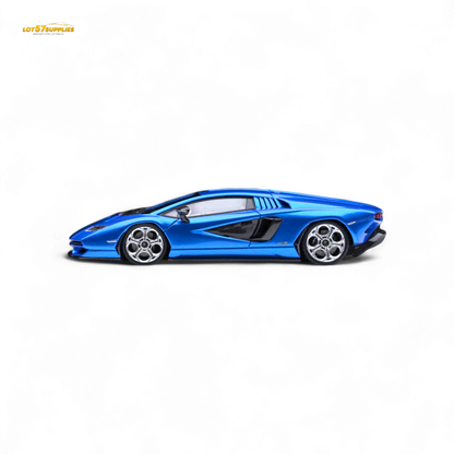 Fuelme Model NEO COUNTACH LPI 800-4 BLU TAHITI DARK BLUE 1:64 Resin