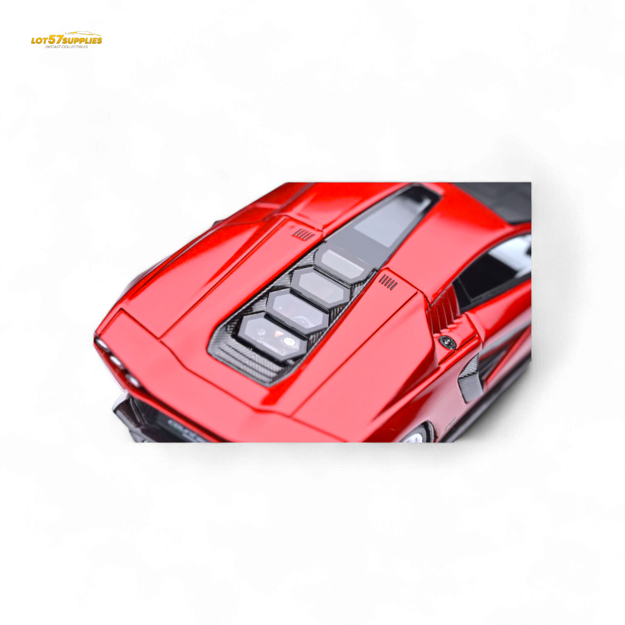 Fuelme Model NEO COUNTACH LPI 800-4 ROSSO SCINTILLA 1:64 Resin - Collectors World Toys