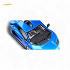 Fuelme Model NEO COUNTACH LPI 800-4 BLU TAHITI DARK BLUE 1:64 Resin
