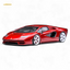 Fuelme Model NEO COUNTACH LPI 800-4 ROSSO SCINTILLA 1:64 Resin