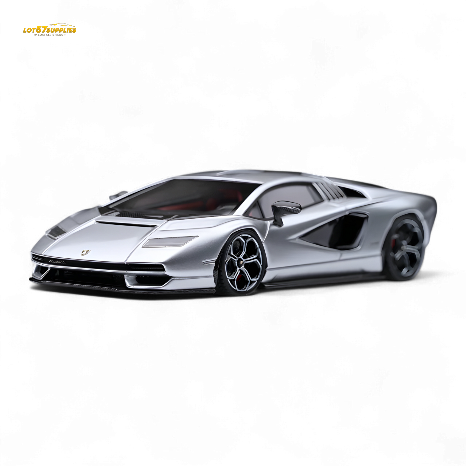 Fuelme Model NEO COUNTACH LPI 800-4 ARGENTO LUNA 1:64 Resin