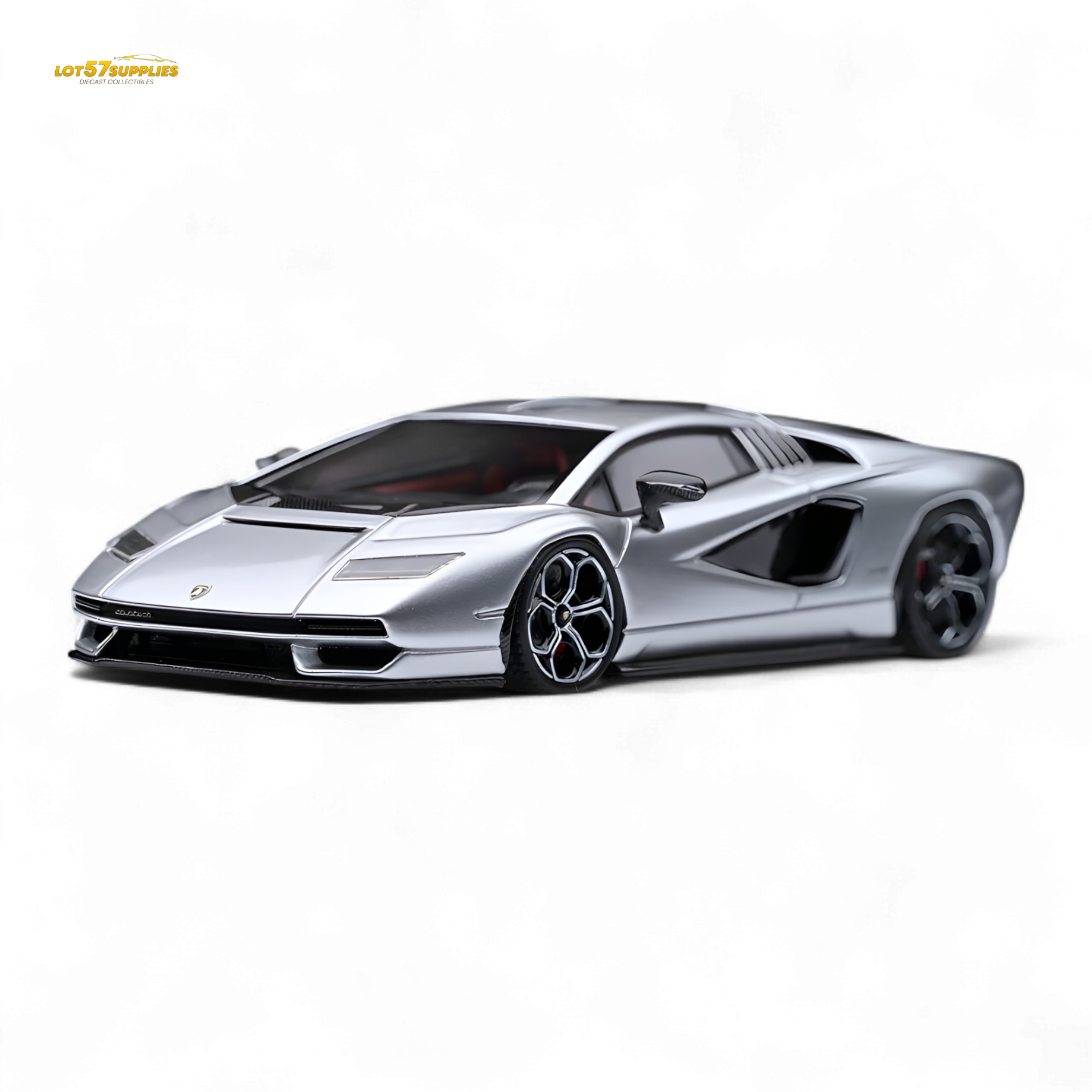 Fuelme Model NEO COUNTACH LPI 800-4 ARGENTO LUNA 1:64 Resin