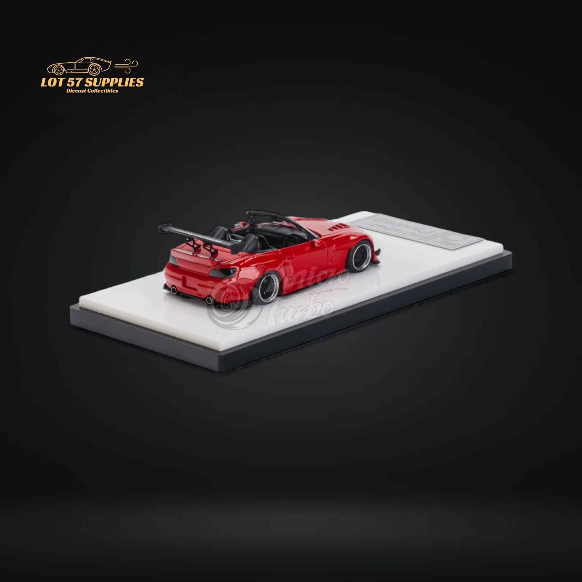 Microturbo Honda S2000 Roadster Pandem Rocket Bunny Aero Kit in Red 1:64 - Collectors World Toys
