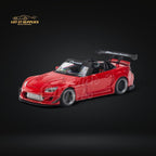 Microturbo Honda S2000 Roadster Pandem Rocket Bunny Aero Kit in Red 1:64 - Collectors World Toys