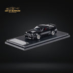 MicroTurbo Custom 180SX Type X Metallic Black 1:64 MT64180SXBLK - Collectors World Toys