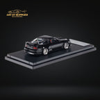 MicroTurbo Custom 180SX Type X Metallic Black 1:64 MT64180SXBLK - Collectors World Toys