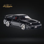 MicroTurbo Custom 180SX Type X Metallic Black 1:64 MT64180SXBLK - Collectors World Toys