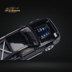 MicroTurbo Custom 180SX Type X Metallic Black 1:64 MT64180SXBLK - Collectors World Toys