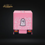 MicroTurbo HINO 300 Custom Box Truck in Pink #43 Livery 1:64 MT6404B5 - Collectors World Toys