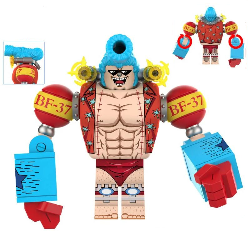 Navigation King Series – Cyborg Shipwright Custom Minifig Main image