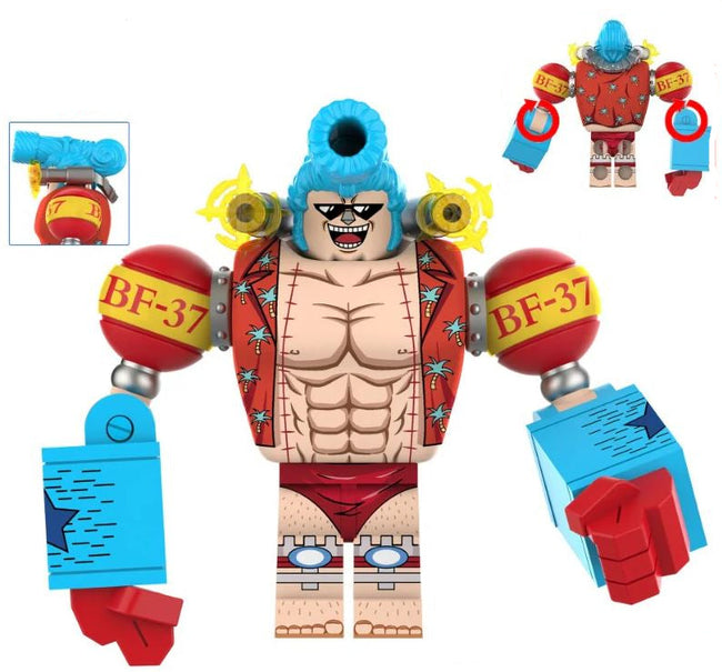Navigation King Series – Cyborg Shipwright Custom Minifig - Collectors World Toys Hover Image