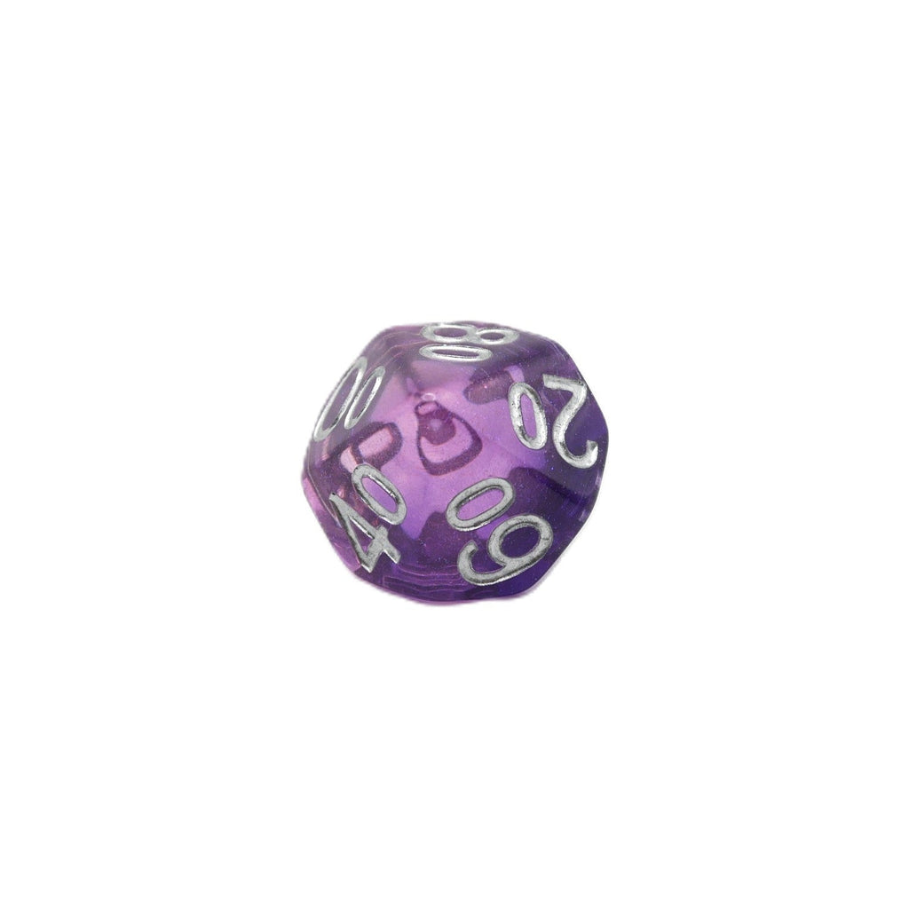 Dancing Lavender - 7 Piece DnD Dice Set | Acrylic RPG Gaming Dice - Collectors World Toys
