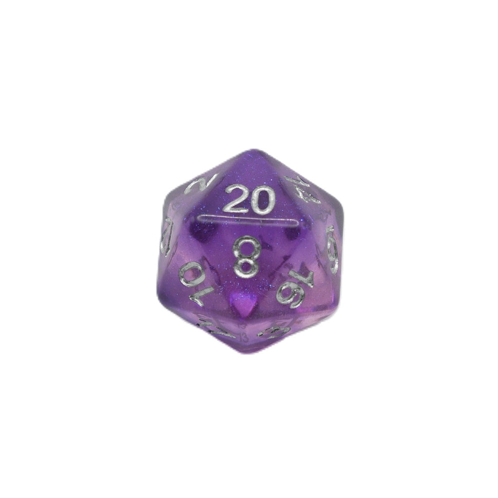Dancing Lavender - 7 Piece DnD Dice Set | Acrylic RPG Gaming Dice - Collectors World Toys