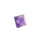 Dancing Lavender - 7 Piece DnD Dice Set | Acrylic RPG Gaming Dice - Collectors World Toys
