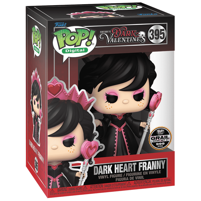 Pop! Digital Freddy’s Dark Valentine Dark Heart Franny NFT Grail #395 LE467 (Includes PopShield Armor) Main image