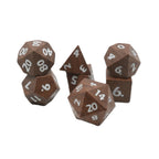 Deku Seed- 7 Piece DnD Dice Set | Wood RPG Gaming Dice - Collectors World Toys