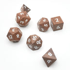 Deku Seed- 7 Piece DnD Dice Set | Wood RPG Gaming Dice - Collectors World Toys