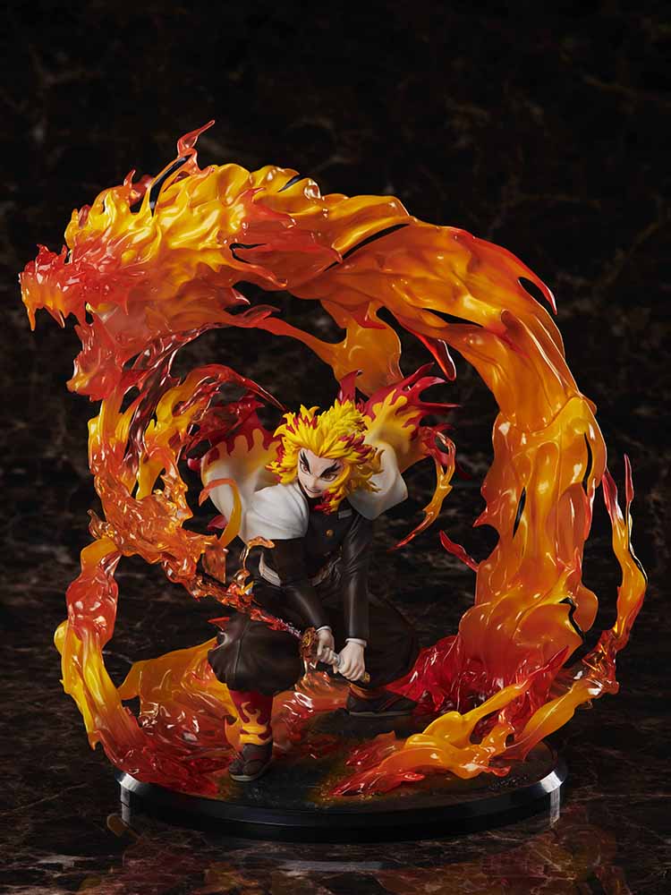 Demon Slayer Kyojuro Rengoku Flame Breathing 1/8 Scale Figure - Collectors World Toys