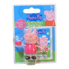Peppa Pig: Tea Party Peppa / Dinette Peppa Mini Figure with Bonus Card - Collectors World Toys