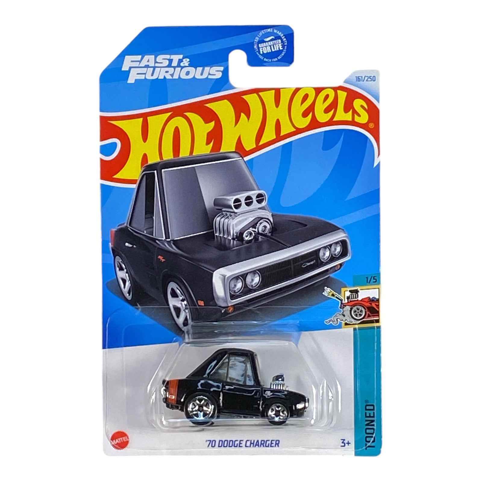 Hot Wheels '70 Dodge Charger - Red Stripe on Trunk - Tooned Series 1/5 Main image